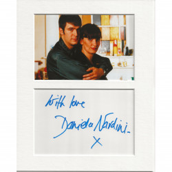 Daniela Nardini signed genuine signature autograph display AFTAL