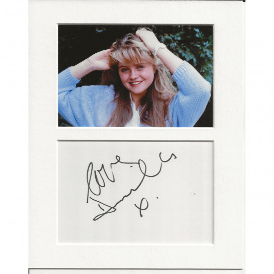 Danniella Westbrook signed genuine signature autograph display AFTAL