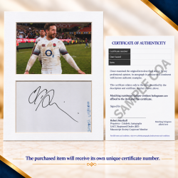 Danny Cipriani signed genuine signature autograph display UACC RD MANUSCRIPT SOCIETY