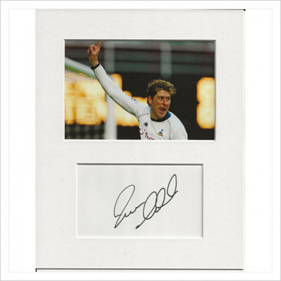 Darren Anderton signed genuine signature autograph display AFTAL