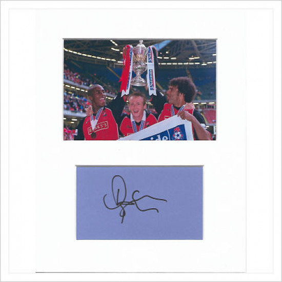 Darren Byfield signed genuine signature autograph display AFTAL