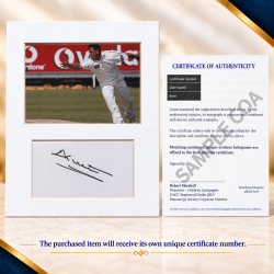 Darren Gough signed genuine signature autograph display UACC RD MANUSCRIPT SOCIETY