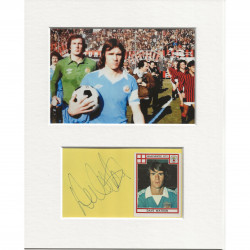 Dave Watson signed genuine signature autograph display AFTAL
