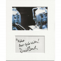 David Banks signed genuine signature autograph display AFTAL