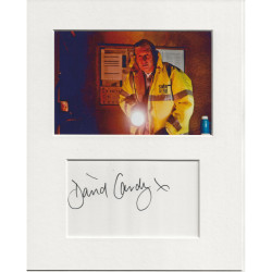 David Cardy signed genuine signature autograph display UACC RD AFTAL
