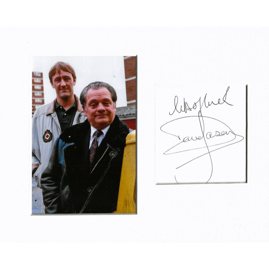 David Jason signed genuine signature autograph display UACC RD MANUSCRIPT SOCIETY