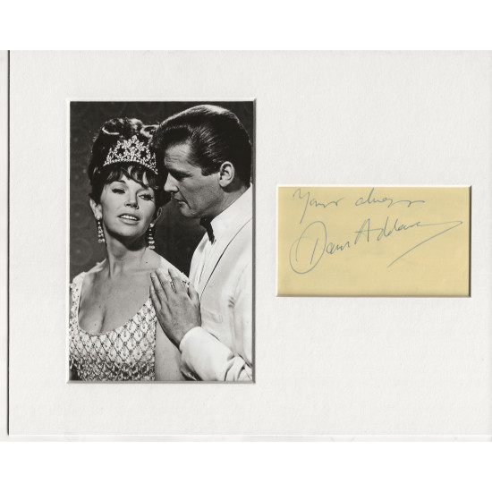 Dawn Addams signed genuine signature autograph display UACC RD AFTAL