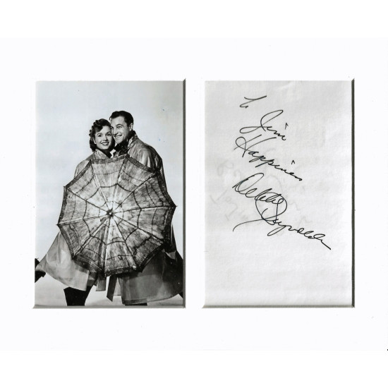 Debbie Reynolds signed genuine signature autograph display UACC RD MANUSCRIPT SOCIETY