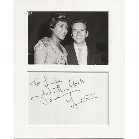 Dennis Lotis signed genuine signature autograph display AFTAL