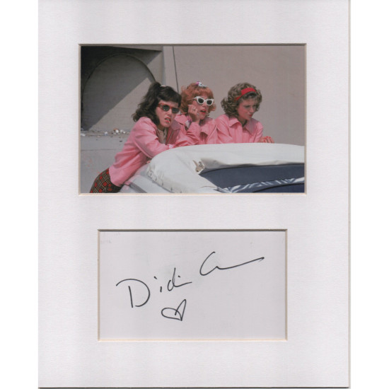 Didi Conn signed genuine signature autograph display UACC RD MANUSCRIPT SOCIETY