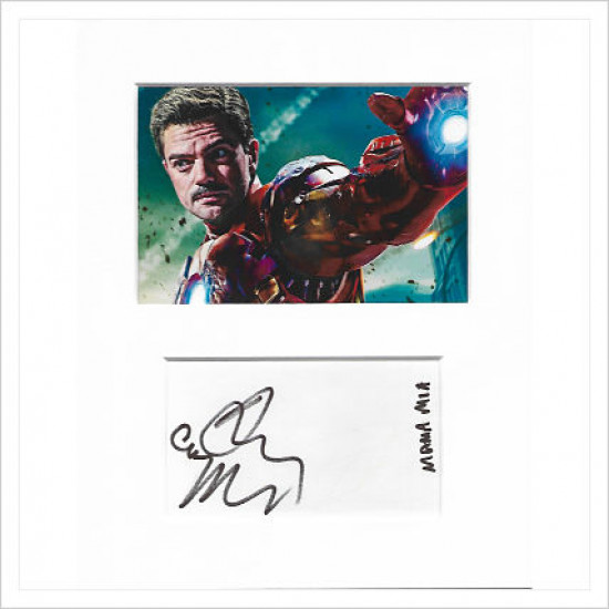 Dominic Cooper signed genuine signature autograph display AFTAL