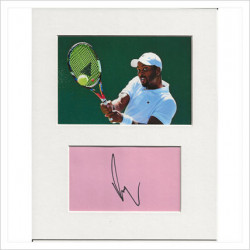 Donald Young signed genuine signature autograph display AFTAL