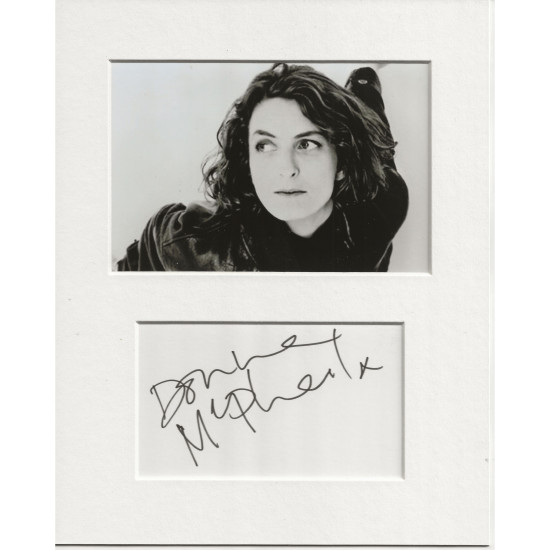 Donna McPhail signed genuine signature autograph display UACC RD AFTAL
