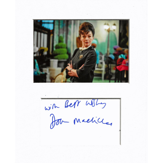 Doon Mackichan signed genuine signature autograph display UACC RD MANUSCRIPT SOCIETY