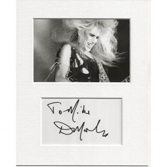 Doug Marks signed genuine signature autograph display AFTAL