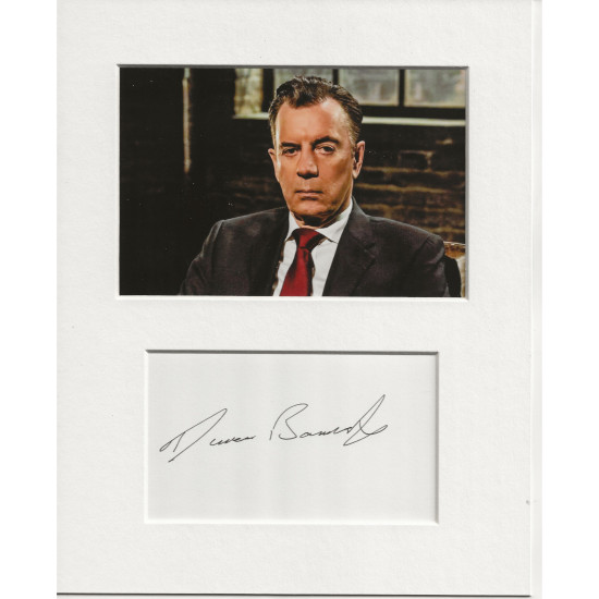Duncan Bannatyne signed genuine signature autograph display UACC RD AFTAL