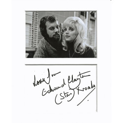 Edward Clayton signed genuine signature autograph display UACC RD MANUSCRIPT SOCIETY