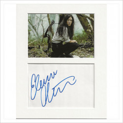 Eleanor Matsuura signed genuine signature autograph display AFTAL