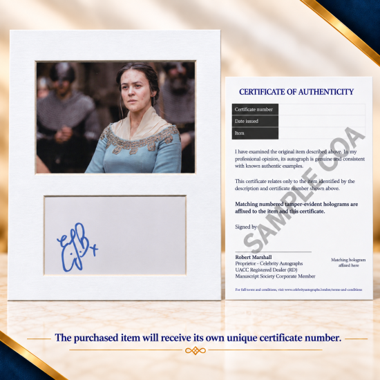 Eliza Butterworth signed genuine signature autograph display UACC RD MANUSCRIPT SOCIETY