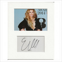 Ella Henderson signed genuine signature autograph display AFTAL