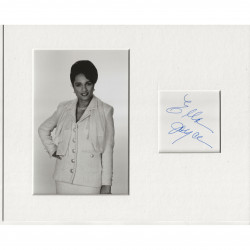 Ella Joyce signed genuine signature autograph display AFTAL