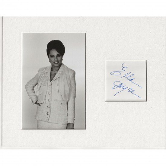 Ella Joyce signed genuine signature autograph display AFTAL