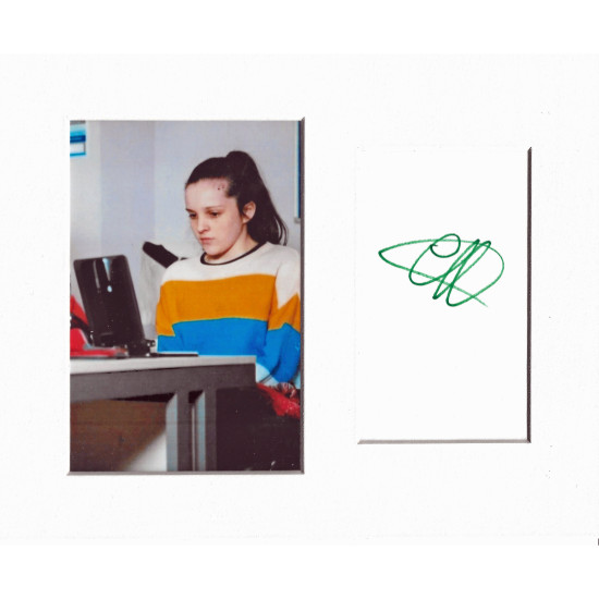 Elle Mulvaney signed genuine signature autograph display UACC RD MANUSCRIPT SOCIETY