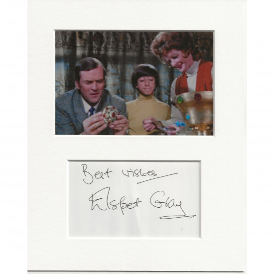 Elspet Gray signed genuine signature autograph display AFTAL