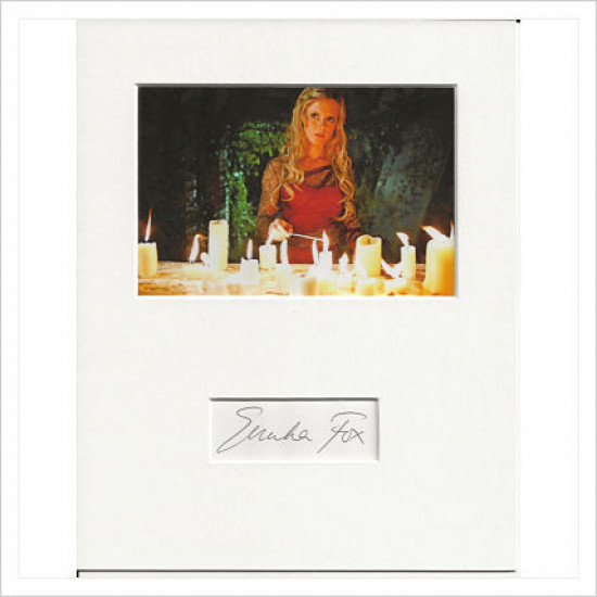 Emilia Fox signed genuine signature autograph display AFTAL