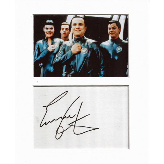 Enrico Colantoni signed genuine signature autograph display UACC RD MANUSCRIPT SOCIETY