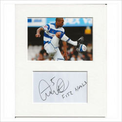 Fitz Hall signed genuine signature autograph display AFTAL