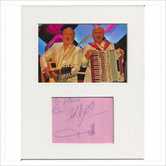 Mick Foster Tony Allen signed genuine signature autograph display AFTAL