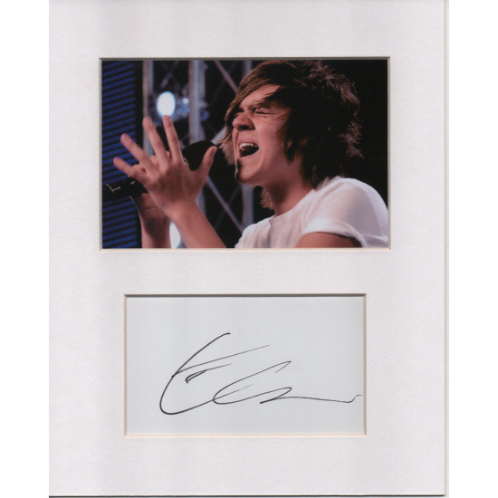 Frankie Cocozza signed genuine signature autograph display UACC RD MANUSCRIPT SOCIETY