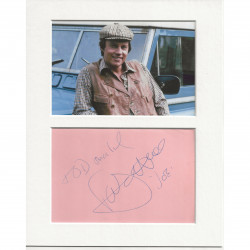 Frazer Hines signed genuine signature autograph display AFTAL
