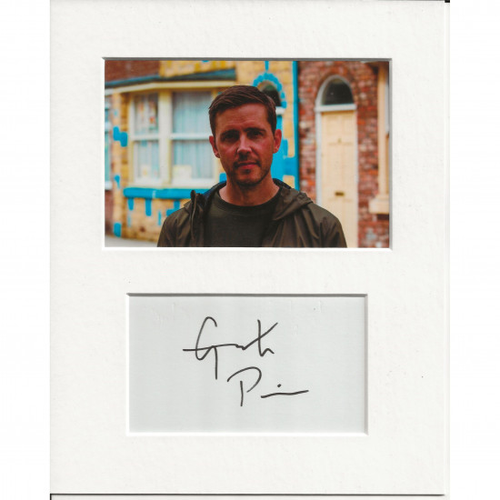 Gareth Pierce signed genuine signature autograph display AFTAL