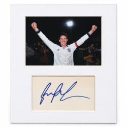Gary Lineker signed genuine signature autograph display UACC RD MANUSCRIPT SOCIETY