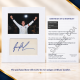 Gary Lineker signed genuine signature autograph display UACC RD MANUSCRIPT SOCIETY