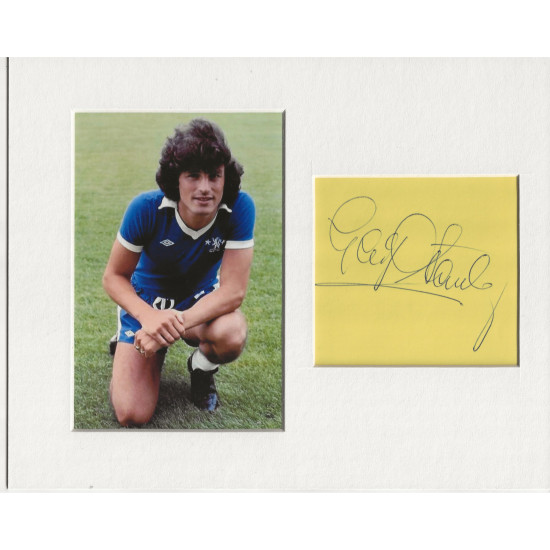 Gary Stanley signed genuine signature autograph display UACC RD AFTAL