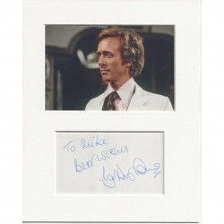 Geoffrey Davies signed genuine signature autograph display AFTAL
