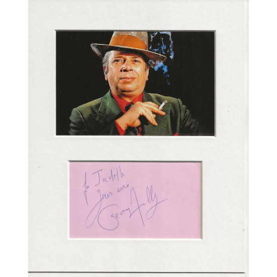 George Melly signed genuine signature autograph display UACC RD AFTAL