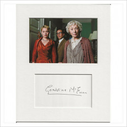 Geraldine McEwan signed genuine signature autograph display AFTAL