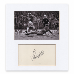 Gordon Cowans signed genuine signature autograph display UACC RD MANUSCRIPT SOCIETY