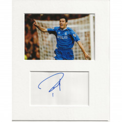 Gus Poyet signed genuine signature autograph display AFTAL
