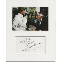 Harold Berens signed genuine signature autograph display UACC RD AFTAL