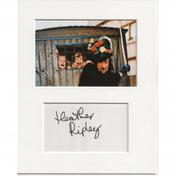 Heather Ripley signed genuine signature autograph display AFTAL