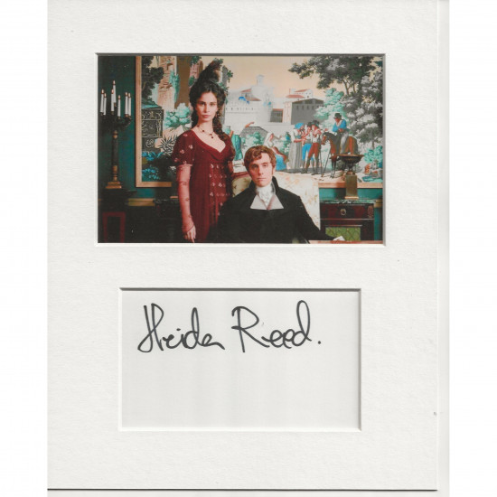 Heida Reed signed genuine signature autograph display UACC RD AFTAL