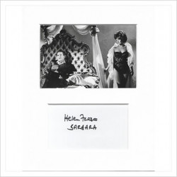 Helen Fraser signed genuine signature autograph display AFTAL
