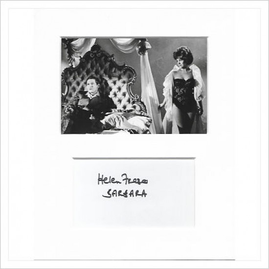 Helen Fraser signed genuine signature autograph display AFTAL