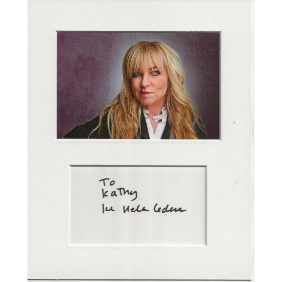 Helen Lederer signed genuine signature autograph display UACC RD MANUSCRIPT SOCIETY