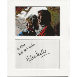 Helena Michell signed genuine signature autograph display UACC RD MANUSCRIPT SOCIETY